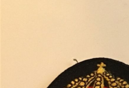 Fler varianter..... det halvrunda är mössmärke med kardborre