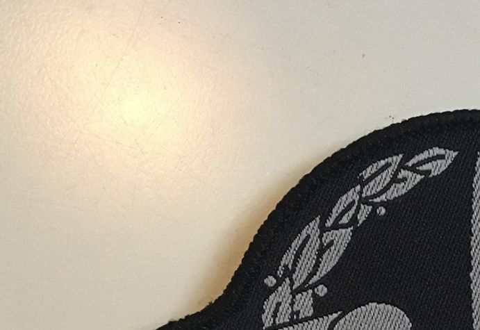 Monokromt pikemärke med kardborre