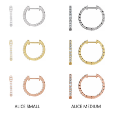 Diamantörhänge ALICE