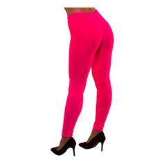 Leggings, neonrosa
