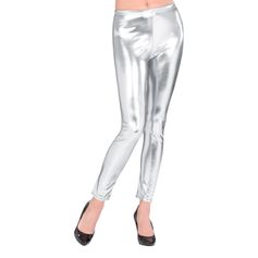 Leggings, silver