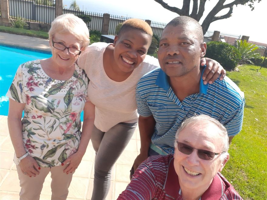 Zanele Precious and Zandele at the South Post