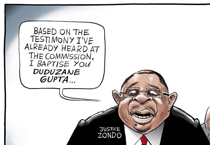 Cartoon - 'Brandan Reynolds, SA Sunday Times'