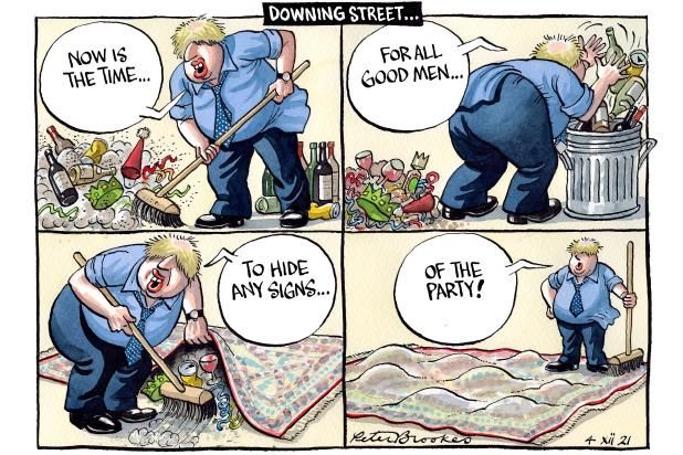 Cartoon by 'Peter Brooks, The Times'
