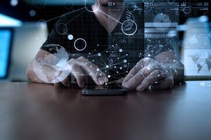 Framtid futuristisk tandläkare