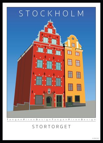 Stortorget i Stockholm storlek 50x70 cm
