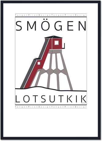 Smögens Lotsutkik storlek 50x70cm