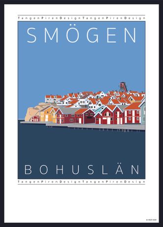 Hamnen Smögen storlek 50x70cm