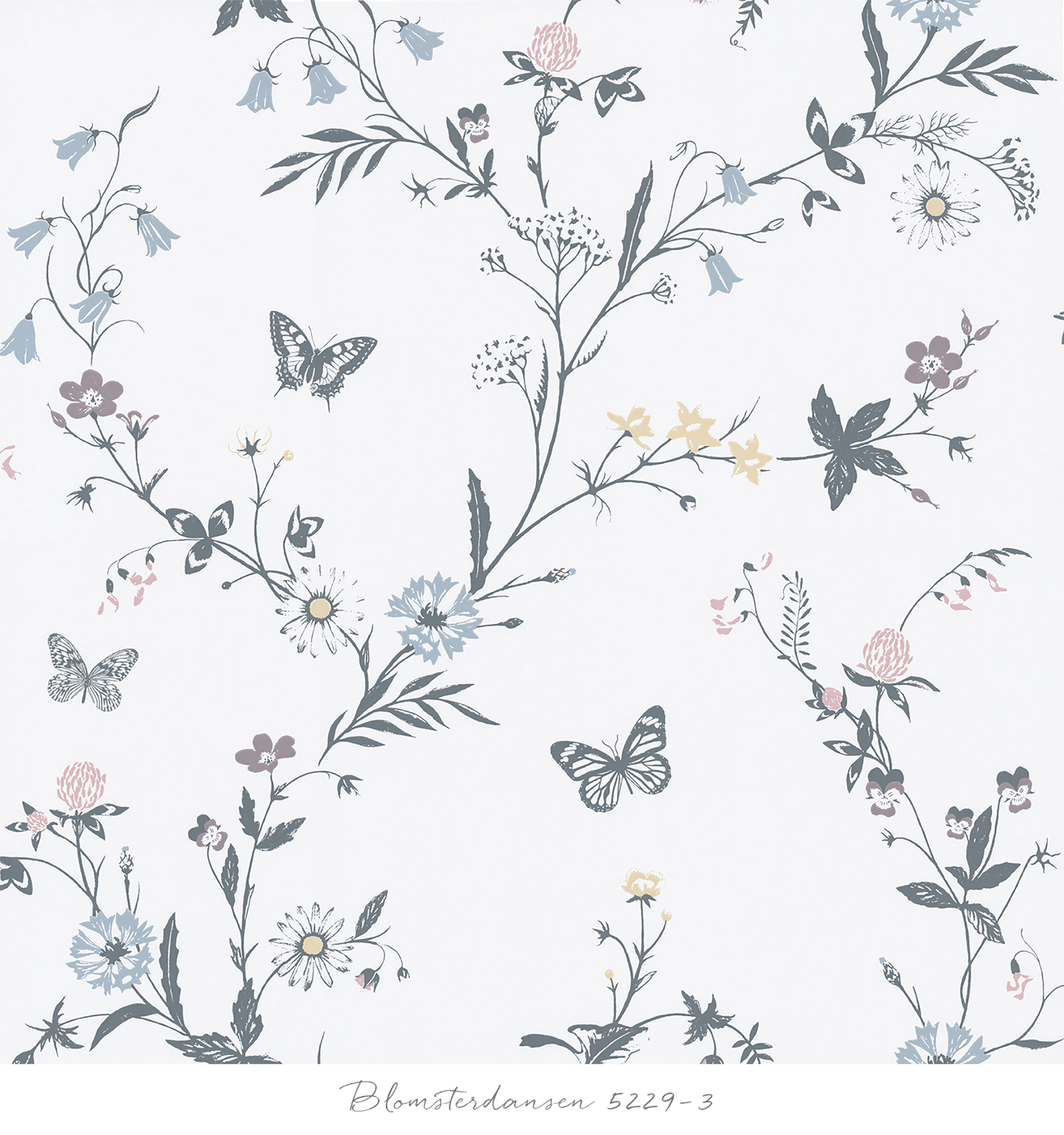 Tapet Blomsterdansen 5229-3, TAPETSTUDION
