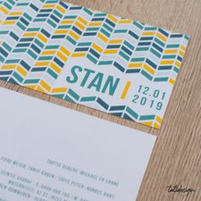 Stan-petrol-tatidesign-okergeel-geboortekaartje