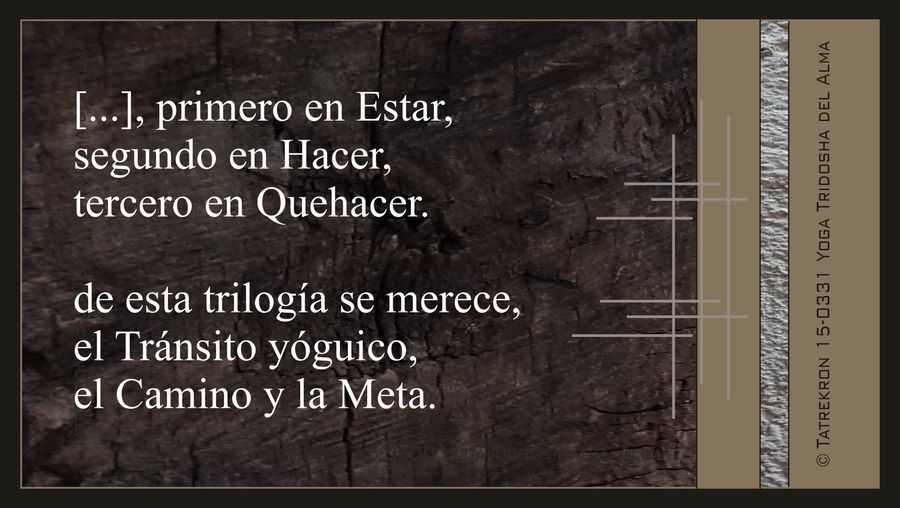 Tatrekron 15-0331. Yoga Tridosha del Alma. 