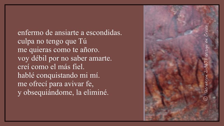 Tatrekron 21-3678. testigo en Cristo. fhilos indudabbas