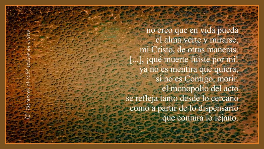 Tatrekron 21-3689. testigo en Cristo. fhilos indudabbas
