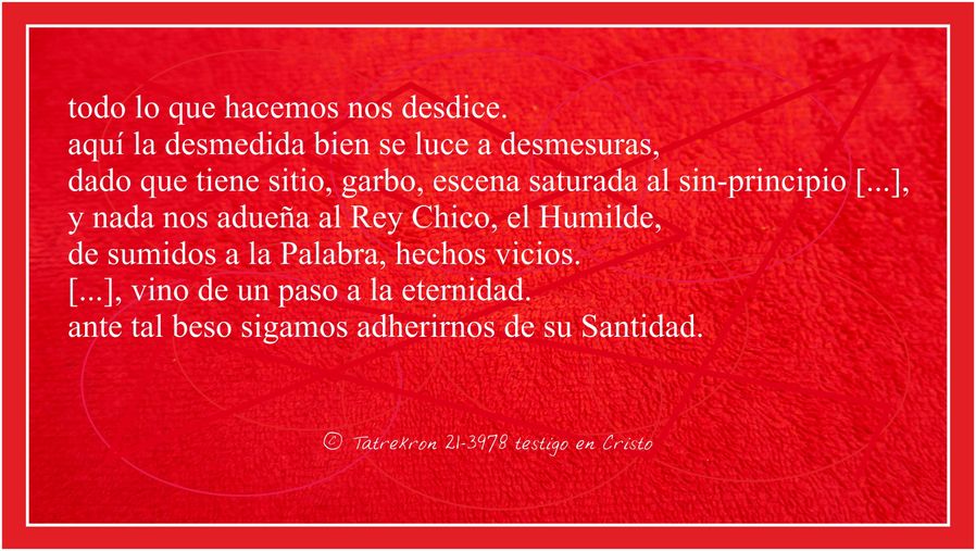 Tatrekron 21-3978. testigo en Cristo. fhilos indudabbas