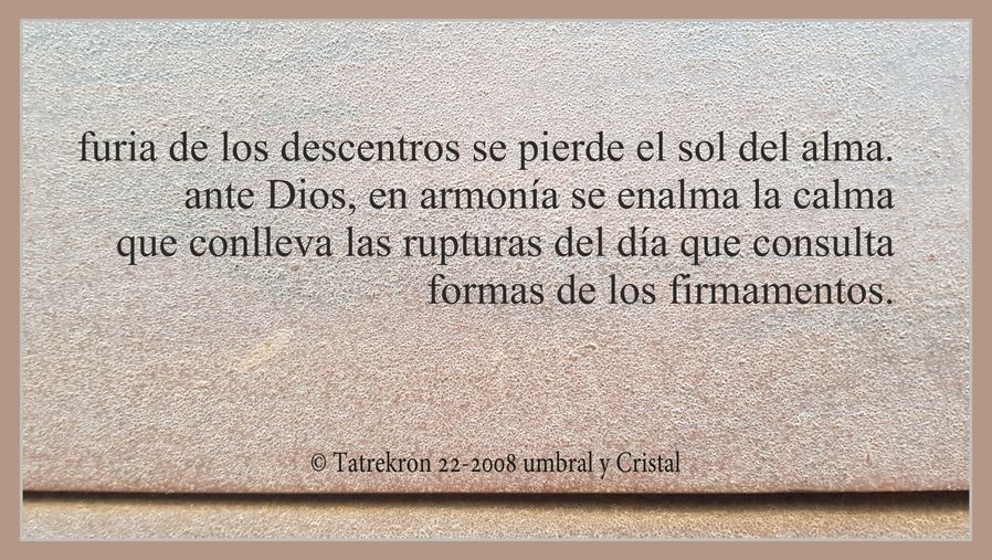 Tatrekron 22-2008. umbral y Cristal. fhilos indudabbas