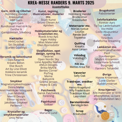 Udstillerliste