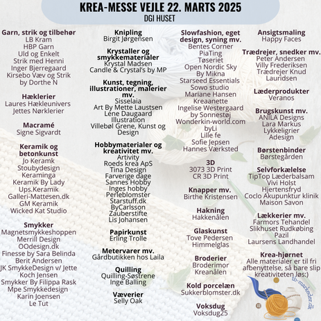 Udstillerliste