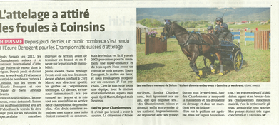Championnat Suisse 2019, Coinsins