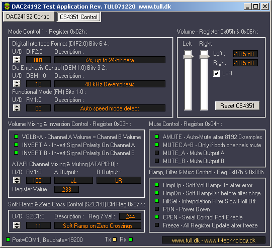 TL Tech 2007 - DAC24192 Config SW2