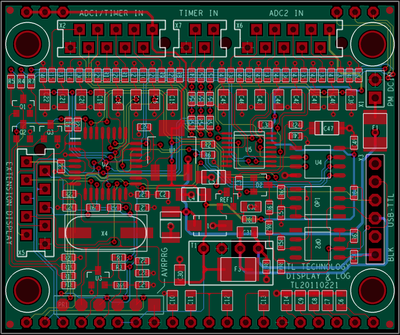 Dot Matrix Display Module - PCB Layout