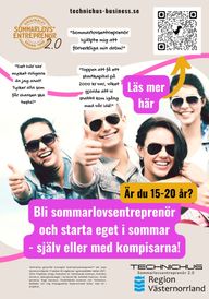 Affisch 2 Sommarlovsentreprenör