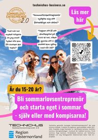 Affisch 3 Sommarlovsentreprenör