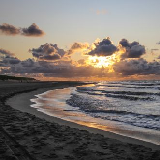Zonsondergang augustus