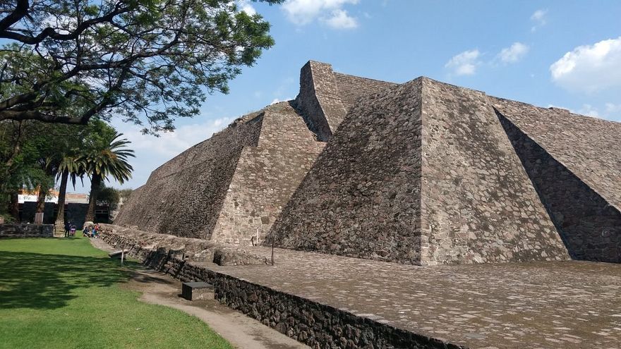 Pyramid at Tenayuca near Mexico City built in the 13th century A.D
