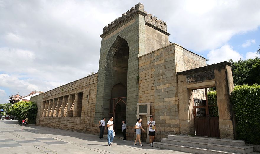 Qinjing Mosque constructed in 1009 A.D., the mosque is the oldest of its kind in China.