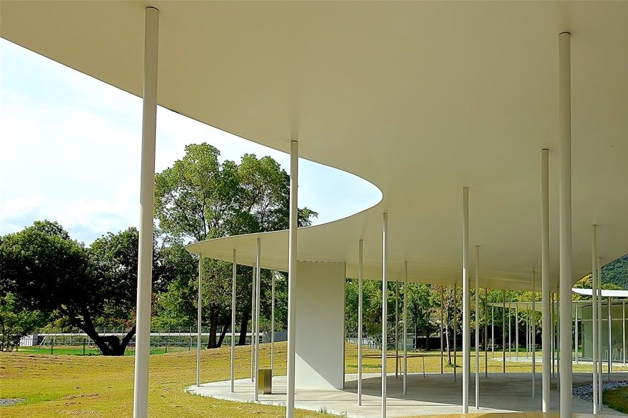 Junko Fukutake Terrace, Okayama University, Japan by Sanaa 2015