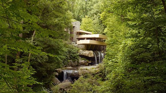Falling Water by Frank Lloyd Wright at Bear Run, Pa.