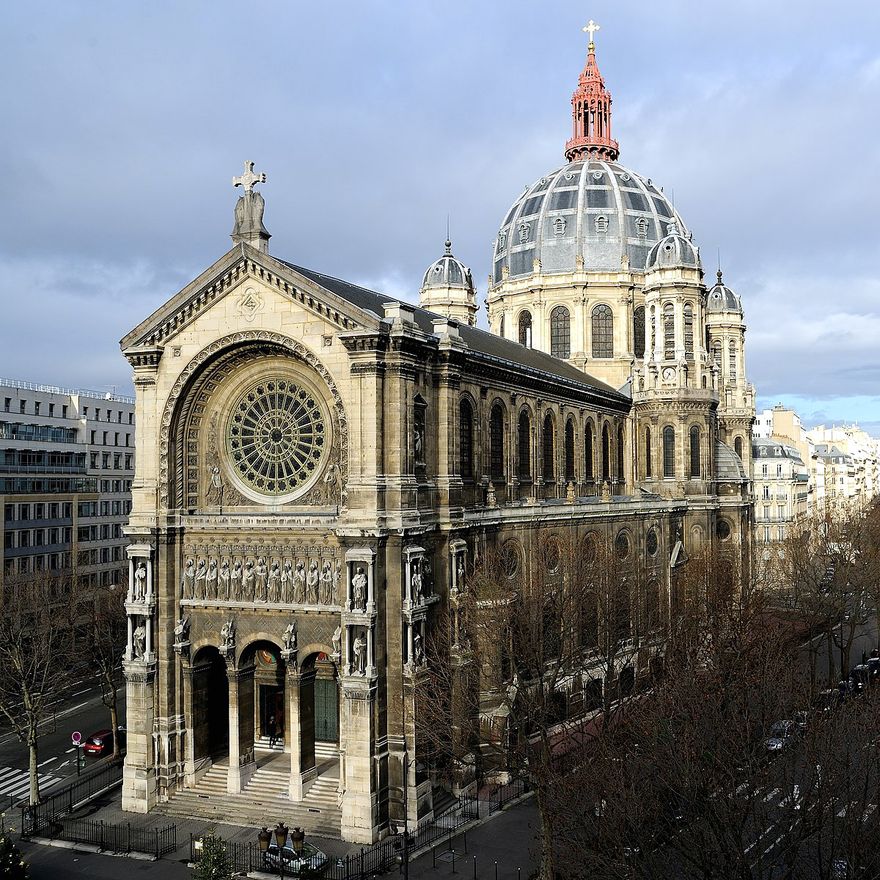 Eclectic - The Église Saint-Augustin de Paris, 1860–1868 A.D., by Victor Baltard