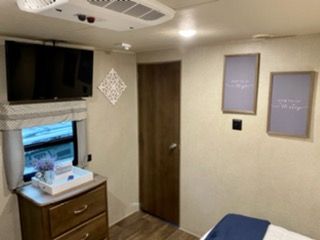 Mounted TV