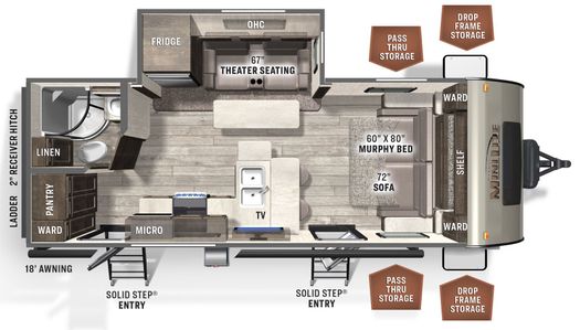 Rockwood Minilite Floorplan