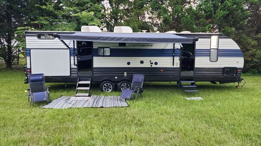 Camper Exterior with Awning