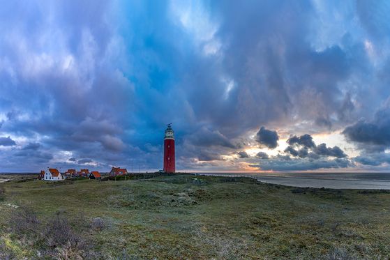 Vuurtoren & slecht weer
