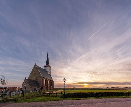 Den Hoorn mooie sunset