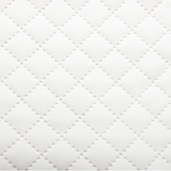 PU-Läder Quilt Vit