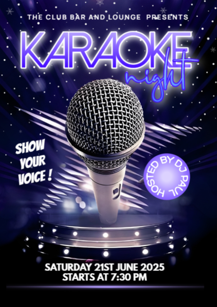 21st June: Karaoke Night