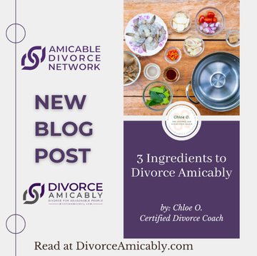 3 ingredients to divorce amicably