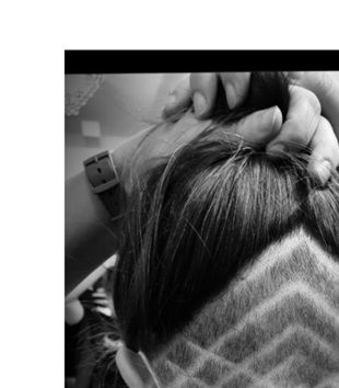 Nacken Hairtattoo