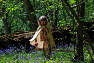 PLAYING IN THE BLUEBELLS