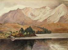 Ben Eighe over Loch Clair