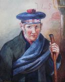 A Highlander, by Anna Busk, c.1870