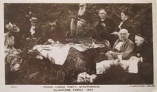Picnic Lunch Party, Strathardle. Gladstone Family, 1893.