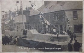 Submarine 50,000 Invergordon 1918.