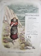 A Late 19thC Music Sheet Cover, artist unknown.