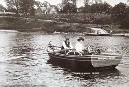 Waulkmill Ferry, crossing the Tay?