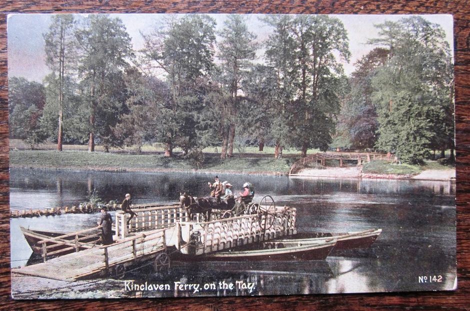 "Kinclaven Ferry on the Tay."