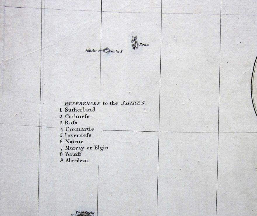 John Cary's Map of the North Part of Scotland, published in 1789.